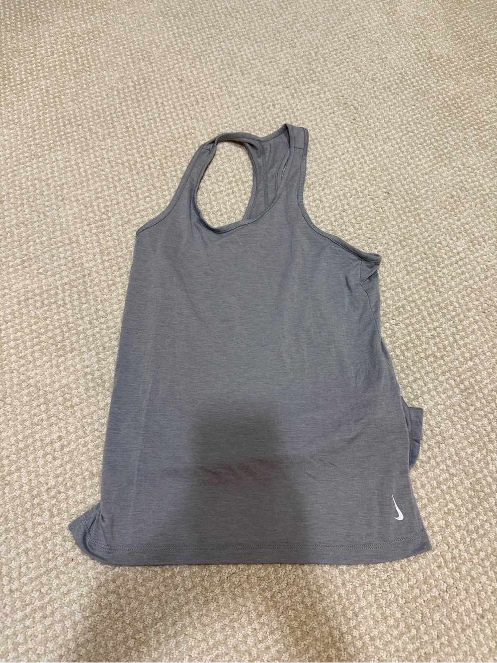Nike Gray Racerback Performance Tank